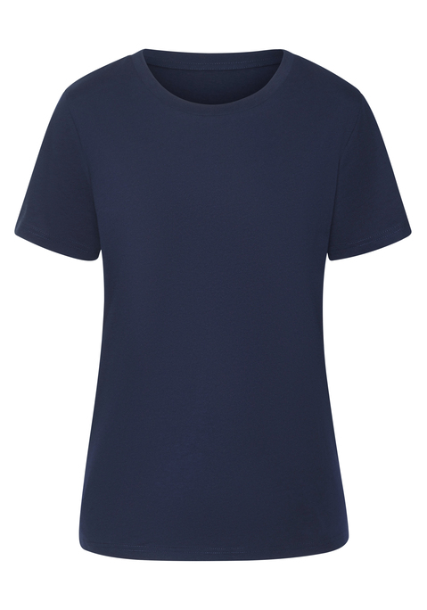 Bild: T-Shirt von Beachtime by Lascana: Klassisches T-Shirt von Beachtime. Unifarben. Rundhalsausschnitt. Seitliche Saumschlitze. Locker fallende Passform. Hochwertiger Baumwoll-Jersey.