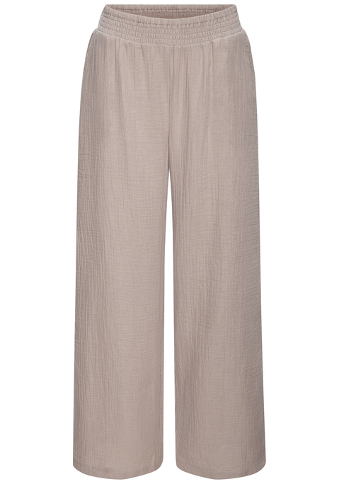 Bild: Schlupfhose von Beachtime: Schlupfhose von Beachtime. Bequemer Smokbund. Gerade Beinform. Praktische Eingrifftaschen. Sommerliche Musselinware aus Baumwolle.