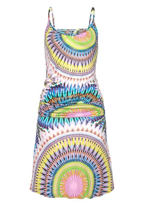 BEACHTIME Strandkleid Damen multicolor-bedruckt Gr.38