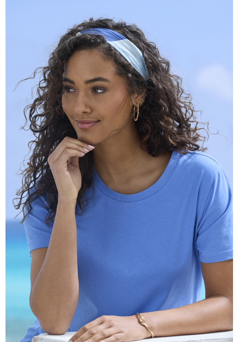 Bild: T-Shirt von Beachtime: Klassisches T-Shirt von Beachtime. Unifarben. Rundhalsausschnitt. Seitliche Saumschlitze. Locker fallende Passform. Hochwertiger Baumwoll-Jersey.