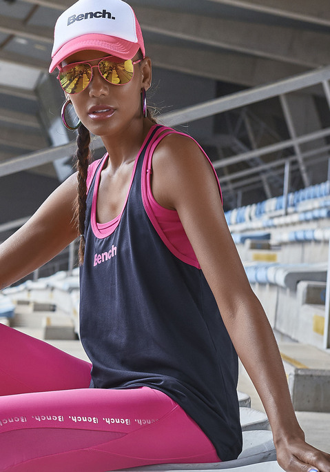 2-in-1-Tanktop von BENCH. in pink
