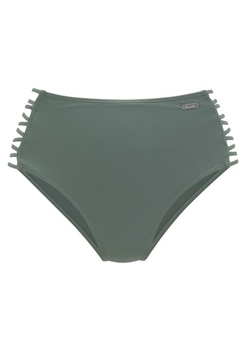 BENCH. Highwaist-Bikini-Hose Damen oliv Gr.34