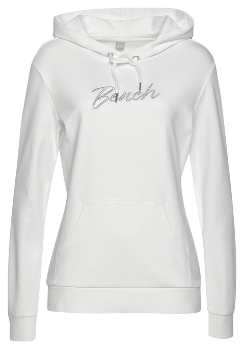 BENCH. LOUNGEWEAR Kapuzensweatshirt Damen ecru Gr.32/34