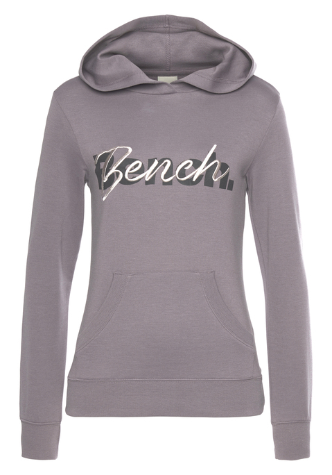 BENCH. LOUNGEWEAR Kapuzensweatshirt Damen mauve Gr.36/38