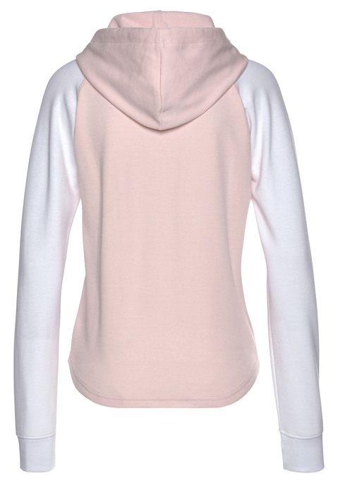 Bild: Kapuzensweatshirt von Bench. Loungewear: Bench Kapuzensweatshirt mit farblich abgesetzten Raglanärmeln. Regulierbarer Kordelzug an der Kapuze. Aus 60% Baumwolle (unterstützt Cotton made in Africa), 40% Polyester. Ärmel: 80% Baumwolle (unterstützt Cotton made in Africa), 20% Polyester.