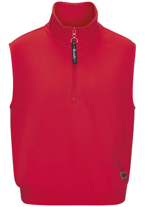 Bild: Sweatshirt von Bench. Loungewear: Ärmelloser Troyer von Bench Loungewear mit typischem Troyer-Kragen. Kontrastfarbenes Detail am Reißverschluss. Labeldetail am Saum. Elastikbund. Vielseitig kombinierbar. Weiche Qualität.