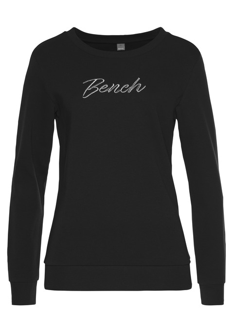 BENCH. LOUNGEWEAR Sweatshirt Damen schwarz Gr.48/50