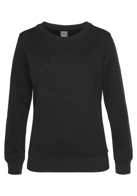 BENCH. LOUNGEWEAR Sweatshirt Damen schwarz Gr.44/46