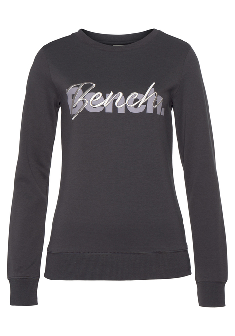 BENCH. LOUNGEWEAR Sweatshirt Damen stone Gr.40/42