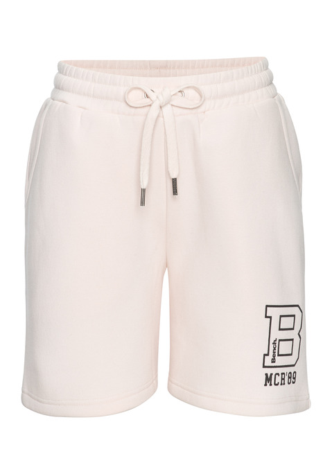 Bild: Sweatshorts von Bench. Loungewear: Bequeme Sweatshorts von Bench Loungewear mit Logodruck. Weite Passform. Praktische Seitentaschen. Für Sportmode und Homewear bestens geeignet. Weich angeraute Sweatware.