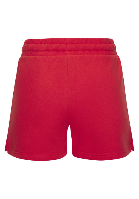 Bild: Sweatshorts von Bench. Loungewear: Shorts von Bench Loungewear. Seitliche Zippertasche. Elastischer Kordelzugbund mit kontrastfarbenem Bindeband. Trageangenehme Qualität.
