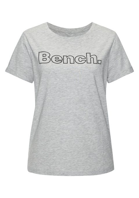 Bild: T-Shirt von Bench. Loungewear: T-Shirt im 2er-Pack von Bench Loungewear im praktischen Doppelpack. Mit Logodruck. Elastische Passform. Aus angenehm weicher Baumwolle.