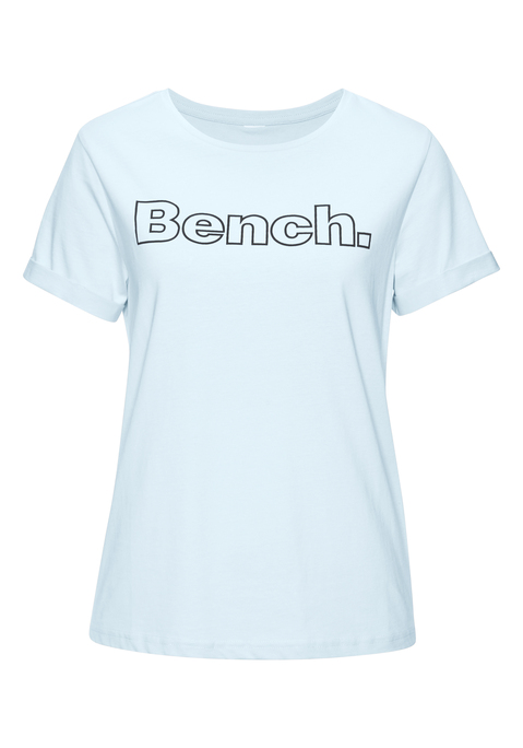 Bild: T-Shirt von Bench. Loungewear: T-Shirt im 2er-Pack von Bench Loungewear im praktischen Doppelpack. Mit Logodruck. Elastische Passform. Aus angenehm weicher Baumwolle.