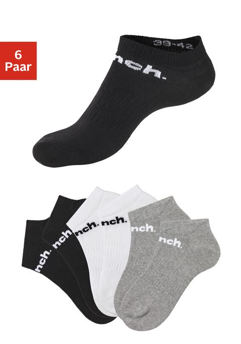 Bild: Sportsocken von Bench.: Aus 71% Baumwolle, 27% Polyamid, 2% Elasthan