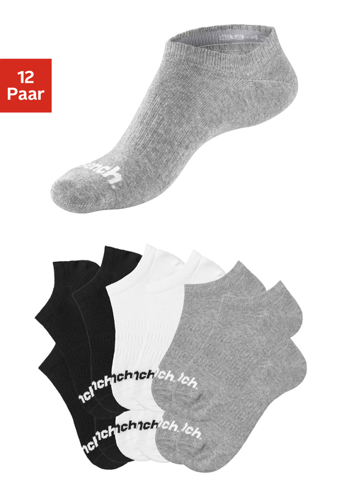 Bild: Sportsocken von Bench.: Aus 70% Baumwolle, 28% Polyamid, 2% Elasthan