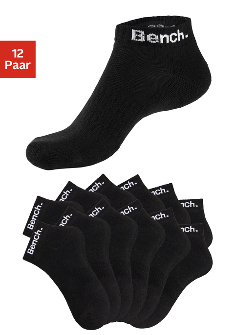Bild: Sportsocken von Bench.: Aus 80% Baumwolle, 18% Polyamid, 2% Elasthan
