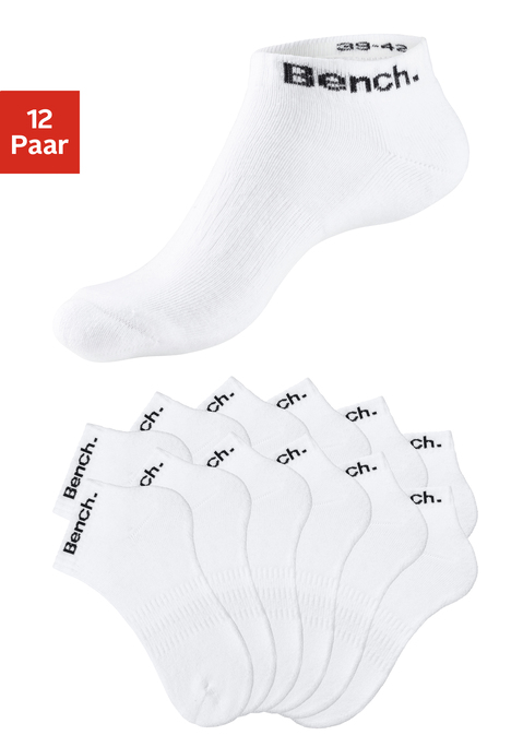 Bild: Sportsocken von Bench.: Aus 80% Baumwolle, 18% Polyamid, 2% Elasthan