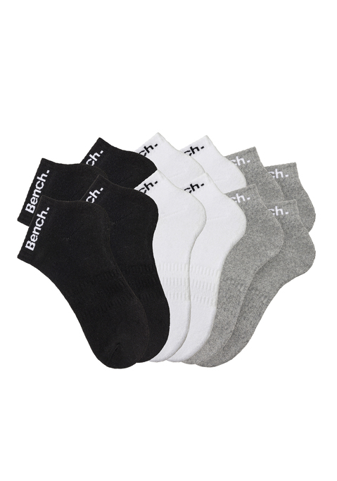 Bild: Sportsocken von Bench.: Aus 80% Baumwolle, 18% Polyamid, 2% Elasthan