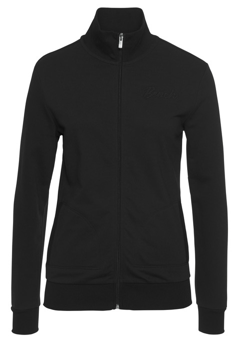 BENCH. Sweatjacke Damen schwarz Gr.32/34