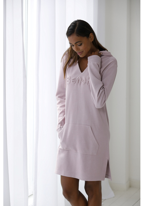 Sweatkleid von BENCH. in altrosa