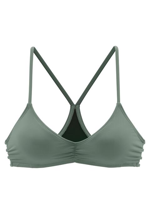 BENCH. Triangel-Bikini-Top Damen oliv Gr.34 Cup C/D