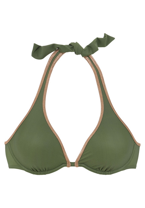 BRUNO BANANI Bügel-Bikini-Top Damen oliv Gr.36 Cup F