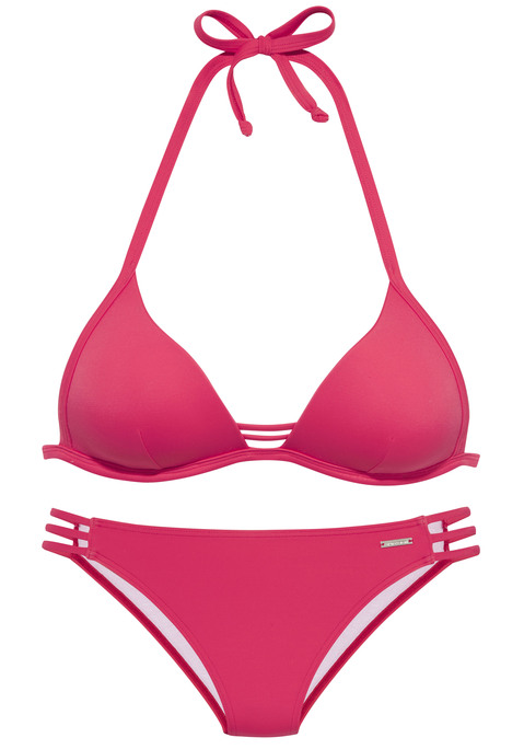 BRUNO BANANI Triangel-Bikini Damen rot Gr.34 Cup B