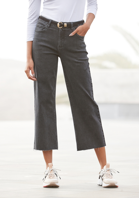 Ankle-Jeans von BUFFALO in black-washed