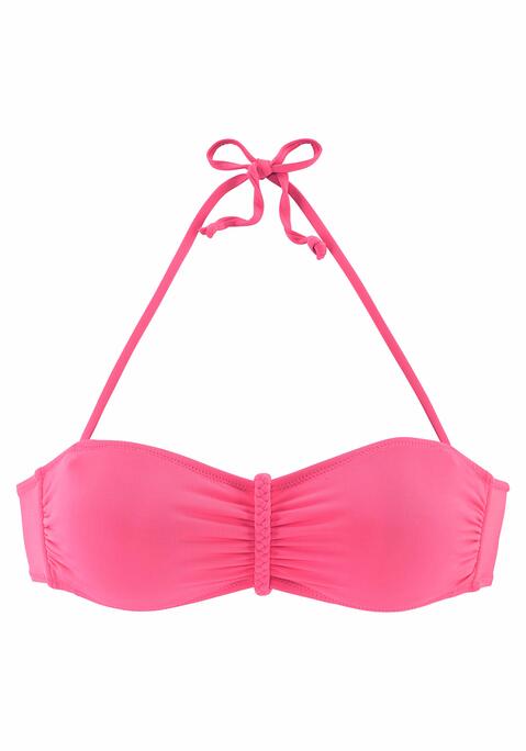 BUFFALO Bandeau-Bikini-Top Damen rosa Gr.32 Cup A/B