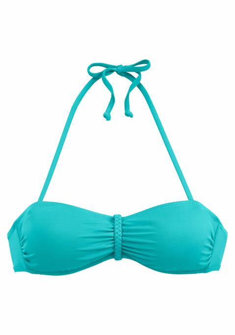 BUFFALO Bandeau-Bikini-Top Damen türkis Gr.32 Cup A/B