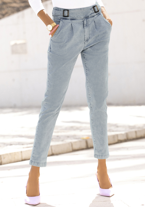 Bequeme Jeans von BUFFALO in light-blue-washed