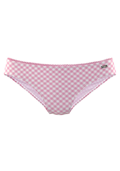 BUFFALO Bikini-Hose Damen rosa-kariert Gr.34