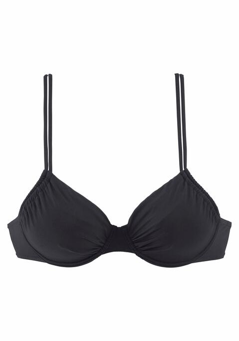 BUFFALO Bügel-Bikini-Top Damen schwarz Gr.36 Cup D