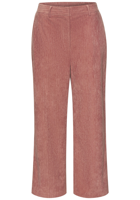 Bild: Culotte von Buffalo: Culotte aus Breitcord von Buffalo. Weiter Beinverlauf. Verkürzte Länge. Schräge Eingrifftaschen seitlich. Verdeckter Verschluss vorn. Softe Cordqualität.