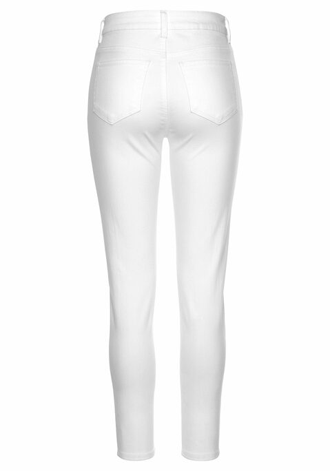 BUFFALO High-waist-Jeans Damen weiß Gr.34