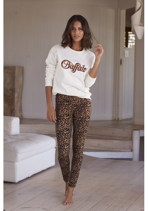 Bild: Leggings von Buffalo: Wecke die wilde Seite in dir! Mit den Jersey-Leggings von Buffalo setzt du ein Statement. Aus 95% Baumwolle, 5% Elasthan.