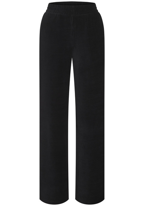 Bild: Loungehose von Buffalo: Stylische Loungehose von Buffalo in hochwertiger Cord-Struktur im Retro-Stil. Weites Bein für eine lässige Optik. Breiter, elastischer Bund. Trageangenehme Qualität aus einer Baumwollmischung.