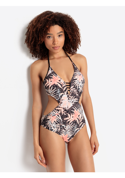 BUFFALO Monokini Damen braun-apricot Gr.32