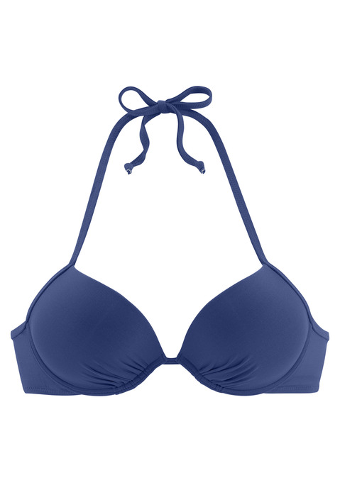 BUFFALO Push-Up-Bikini-Top Damen blau Gr.34 Cup B