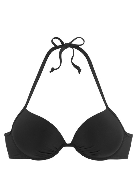 BUFFALO Push-Up-Bikini-Top Damen schwarz Gr.34 Cup B