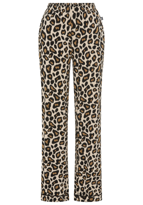 Bild: Pyjamahose von Buffalo: Pyjamahose von Buffalo, mit weitem Bein. Modische Paspeldetails. Elastischer Bund. Seitennahttaschen. Kontrastpaspel am Saumbeleg. Softer Single-Jersey aus Viskosemischung.
