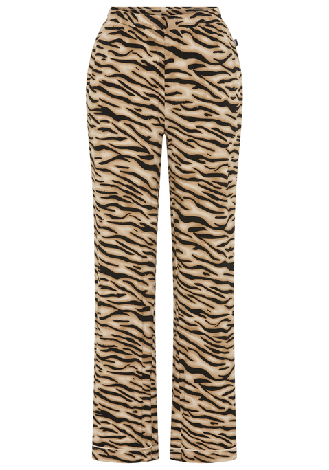 Bild: Pyjamahose von Buffalo: Pyjamahose von Buffalo, mit weitem Bein. Modische Paspeldetails. Elastischer Bund. Seitennahttaschen. Kontrastpaspel am Saumbeleg. Softer Single-Jersey aus Viskosemischung.