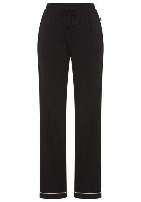 Bild: Pyjamahose von Buffalo: Pyjamahose von Buffalo, mit weitem Bein. Modische Paspeldetails. Elastischer Bund. Bindeband. Seitennahttaschen. Kontrastpaspel am Saumbeleg. Softer Single-Jersey aus Viskosemischung.