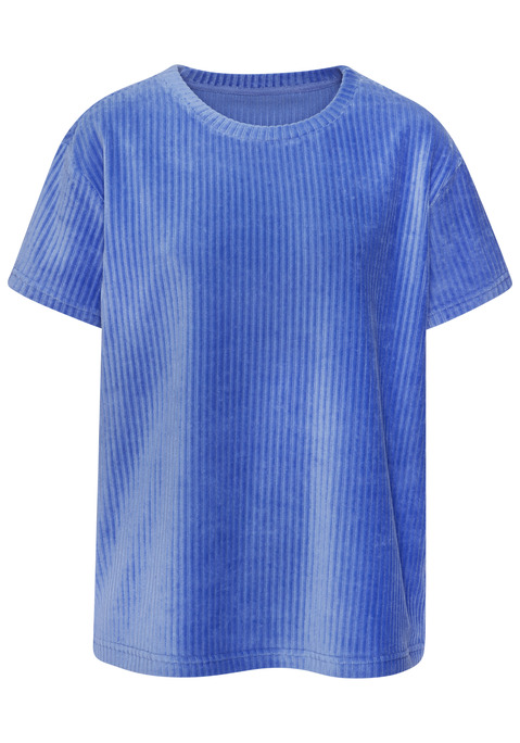 Bild: T-Shirt von Buffalo: Stylisches Oversize-T-Shirt von Buffalo in hochwertiger Cord-Struktur im Retro-Stil. Überschnittene Schultern treffen auf eine Loose-Fit-Passform. Trageangenehme Qualität aus einem elastischen Baumwoll-Mix.