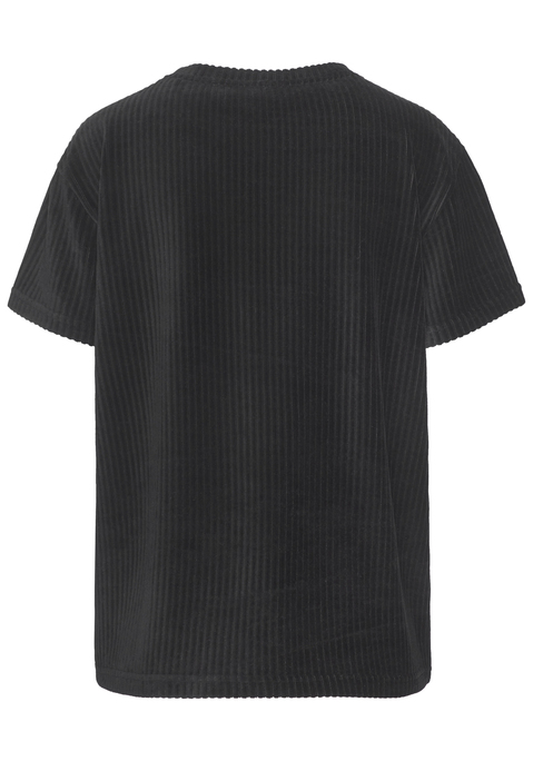 Bild: T-Shirt von Buffalo: Stylisches Oversize-T-Shirt von Buffalo in hochwertiger Cord-Struktur im Retro-Stil. Überschnittene Schultern treffen auf eine Loose-Fit-Passform. Trageangenehme Qualität aus einem elastischen Baumwoll-Mix.