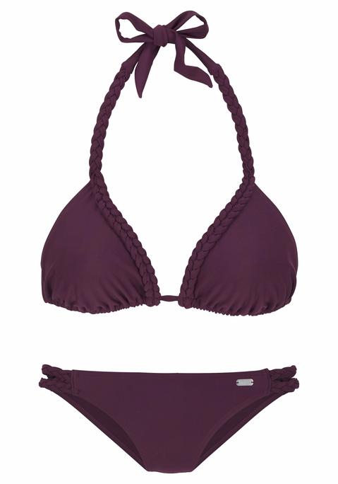 BUFFALO Triangel-Bikini Damen bordeaux Gr.34 Cup C/D