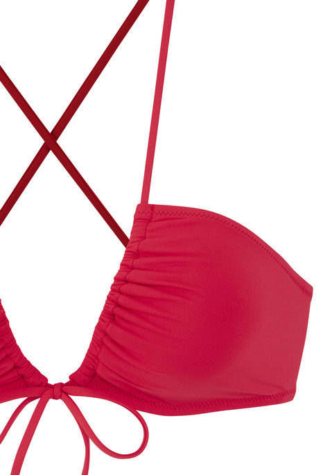 Bild: Triangel-Bikini von Buffalo: Triangel-Bikini von Buffalo in modischer Unifarbe. Bikinitop zum Raffen, mit herausnehmbaren Softcups. Knapper geschnittene Bikinihose zum Raffen. Mit Anteilen an recyceltem Polyamid.