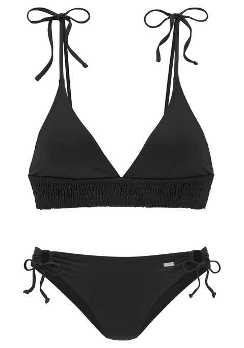 BUFFALO Triangel-Bikini Damen schwarz Gr.34 Cup C/D