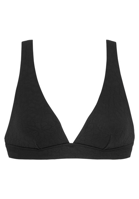 BUFFALO Triangel-Bikini-Top Damen schwarz Gr.34 Cup C/D