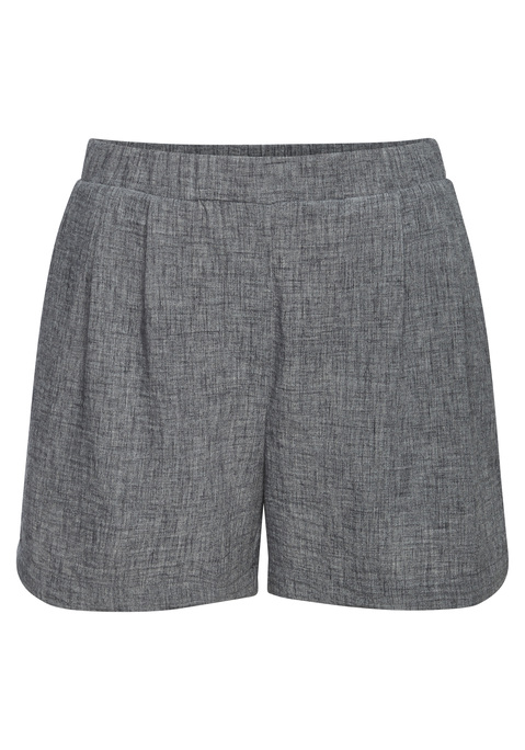 Bild: Webshorts von Buffalo: Bequeme Schlupfshorts von Buffalo mit modischen Bundfalten. Locker geschnittenes Bein. Praktische Eingrifftaschen. Aus weicher Webware mit tollem Melange-Effekt.